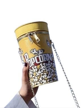 Popcorn Purse Novelty Crossbody Bag